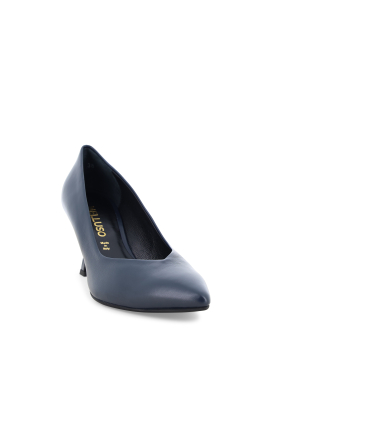 Pumps Damen aus weich Nappaleder Nachtblau d5176q