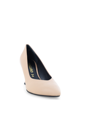 Pumps Damen aus weich Nappaleder Beige Puder d5176q