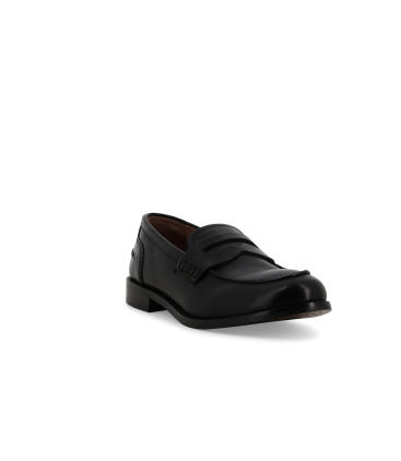 Mokassin Damen aus Leder Nappaleder Schwarz k36048q