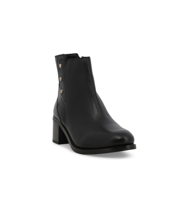 Stiefelette Herren aus Leder Schwarz k36067q