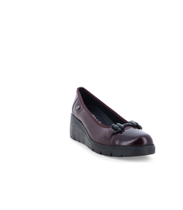 Mocassino comodo donna in morbida pelle bordo k55313