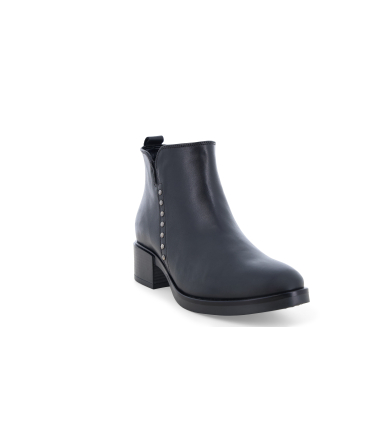 Stiefelette Damen aus weich Leder Schwarz k91851q
