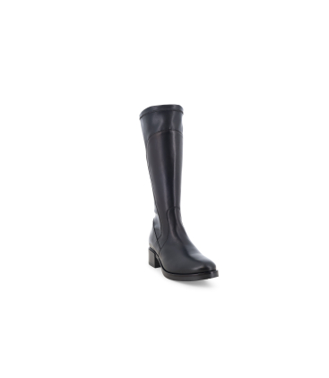 Stivale donna in pelle nero k91854q