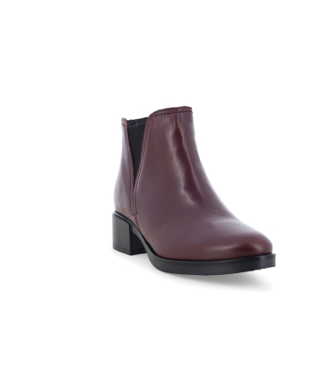 Stivaletto donna in morbida pelle bordo k91863q