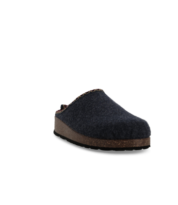 Pantofola donna in tessuto riciclato blu abyss pd836q