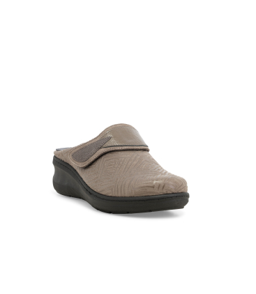 Hausschuh Damen aus Wildleder Beige pd908q