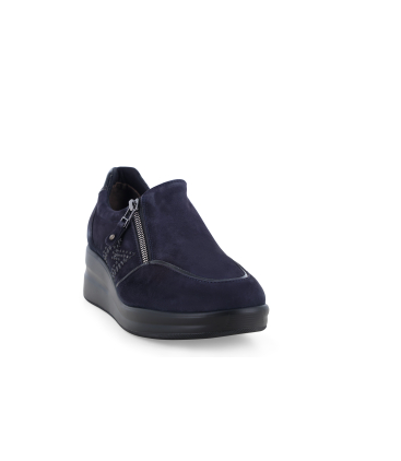 Sneaker Damen aus Wildleder comode Marineblau r25661q