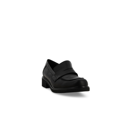 Mocassino donna in pelle morbidissimi nero chiaro r35512q