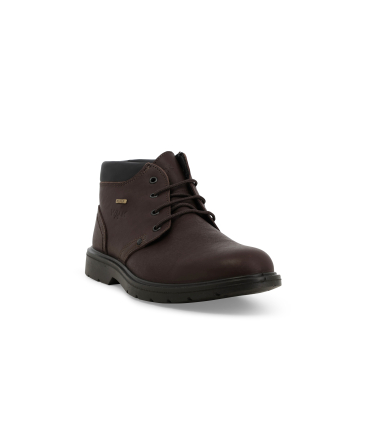 Stivaletto uomo in pelle rossiccio u15454q