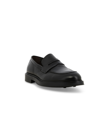 Mocassino uomo classico in pelle di vitello nero u24647q
