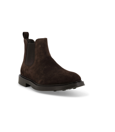 Stivaletto uomo in camoscio marrone u24649q