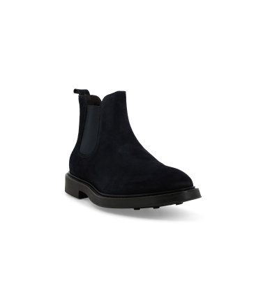 Stivaletto uomo in camoscio blu notte u24649q