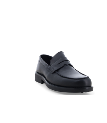 Mocassino uomo classico in pelle di vitello nero u96003bk