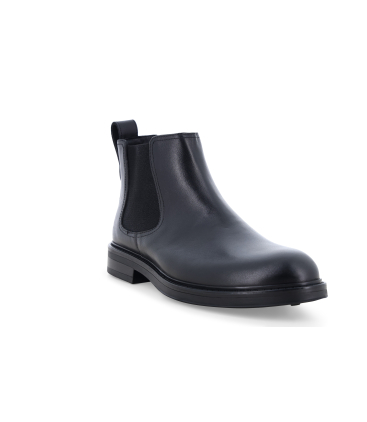 Stivaletto uomo chelsea in pelle nero u96005bk