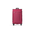Trolley grande in tessuto rosso