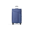 Trolley grande in tessuto blu navy
