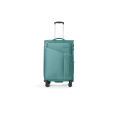 Trolley medio in tessuto green