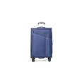Trolley medio in tessuto blu navy