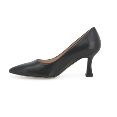 Melluso D110B Décolleté Donna In Pelle Nera Con Tacco Medio 8cm - Scarpe Primavera Estate 2023