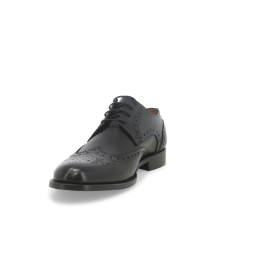 Men Margin Oxford Shoes In Chocolate - Simon