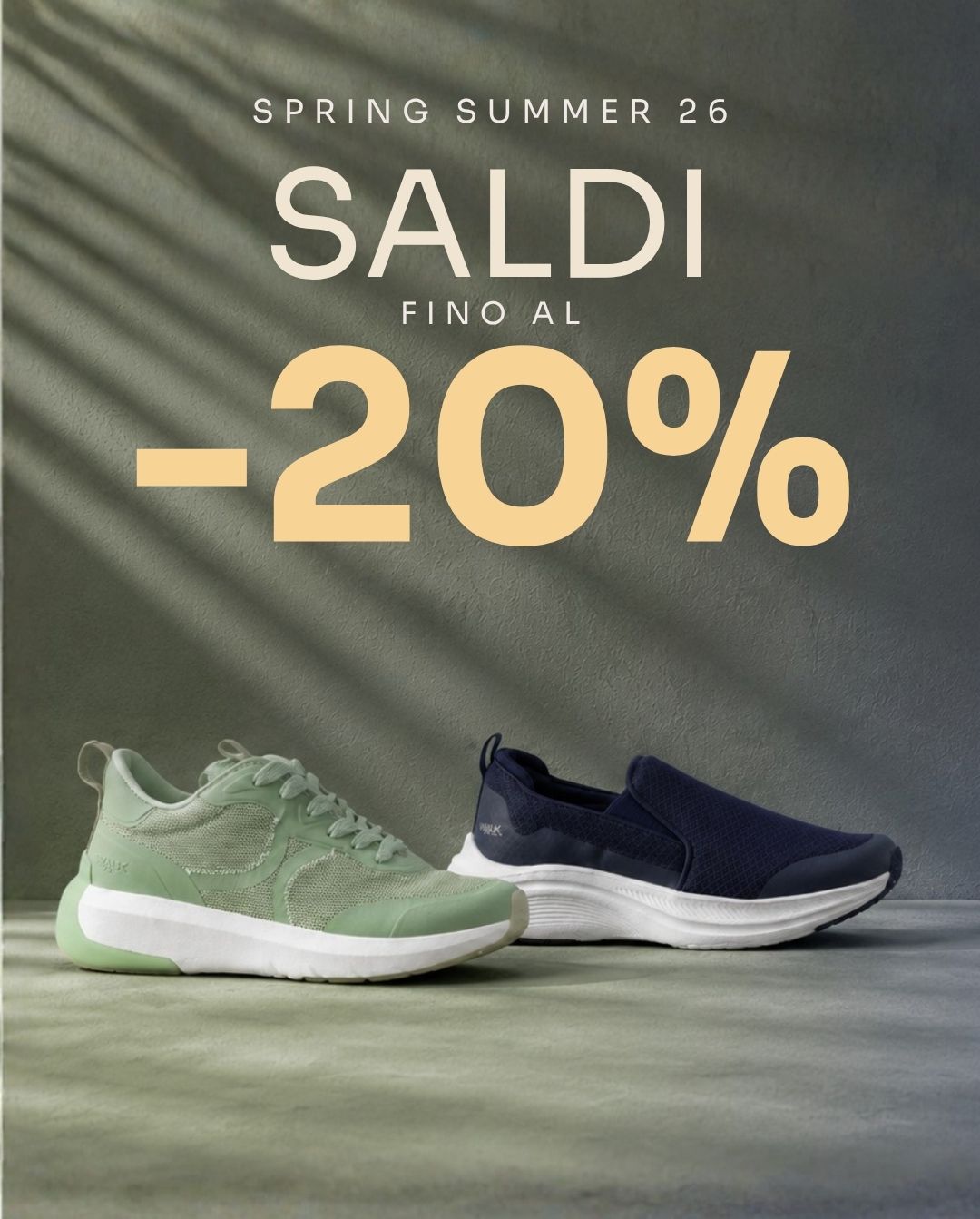 Saldi SS26 Fino al -20% su tutto! Saldi SS26 Fino al -20% su tutto!