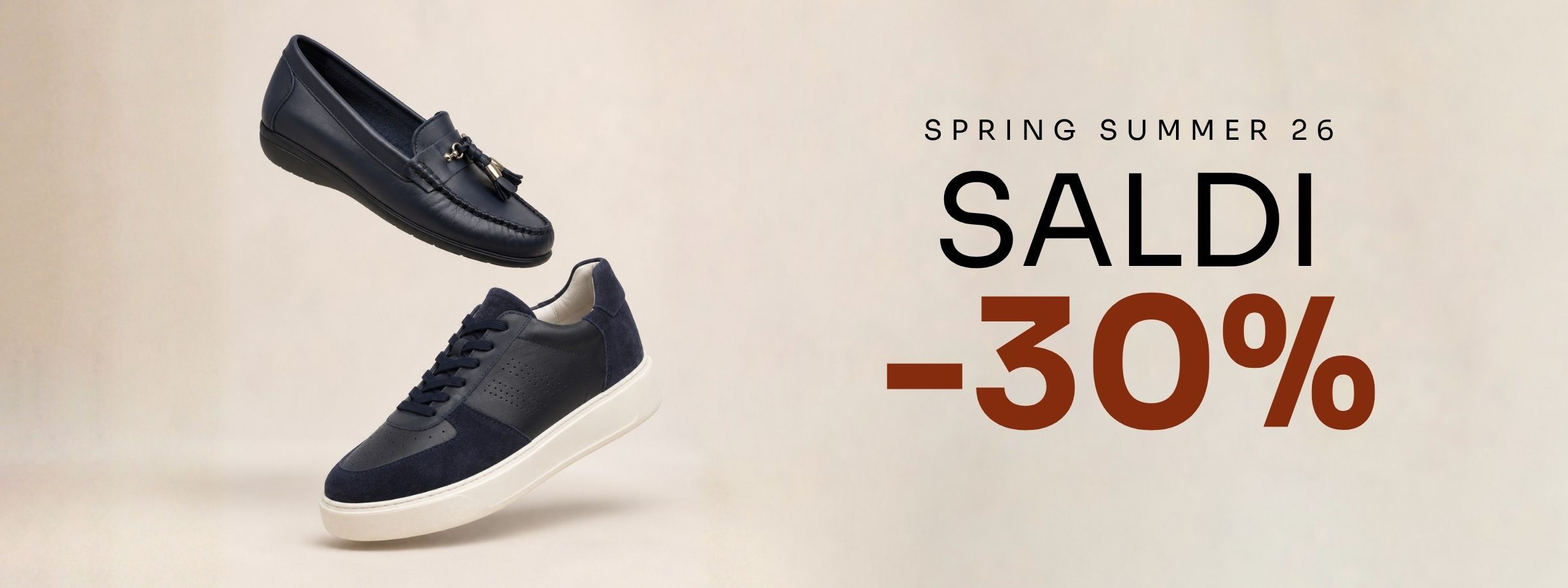Saldi SS26 Fino al -30% su una selezione di articoli!